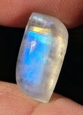 TOP-QUALITY ICY Transparent Blue Flash Moonstone Gemstone Freeform Cabochon