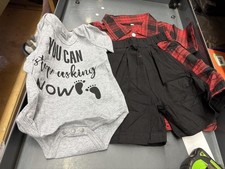 3PCS Toddler Baby Boy Summer Clothing Sets Short Sleeve T-Shirt and Shorts SET