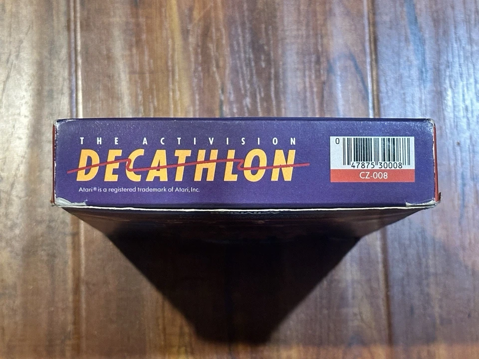 The Activision Decathlon 1983 Atari 5200 cartucho e caixa original - Imagem 3 de 4