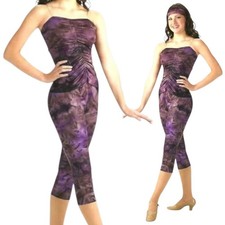 Lot of 11 Rhythms Camisole TOP  CAPRI PANTS Mixed Adult Sizes Dance Costume New