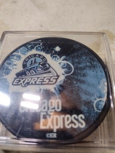 ECHL Chicago Express Hockey Puck