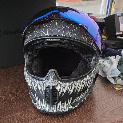Ruroc AT4.0 Carbon Jormomgander Motorcycle Helmet | eBay