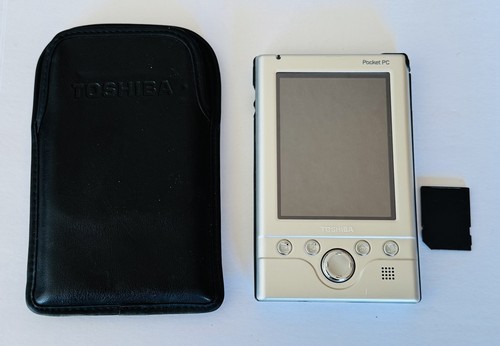 Vintage Toshiba Pocket PC e355 with Case - Afbeelding 1 van 2