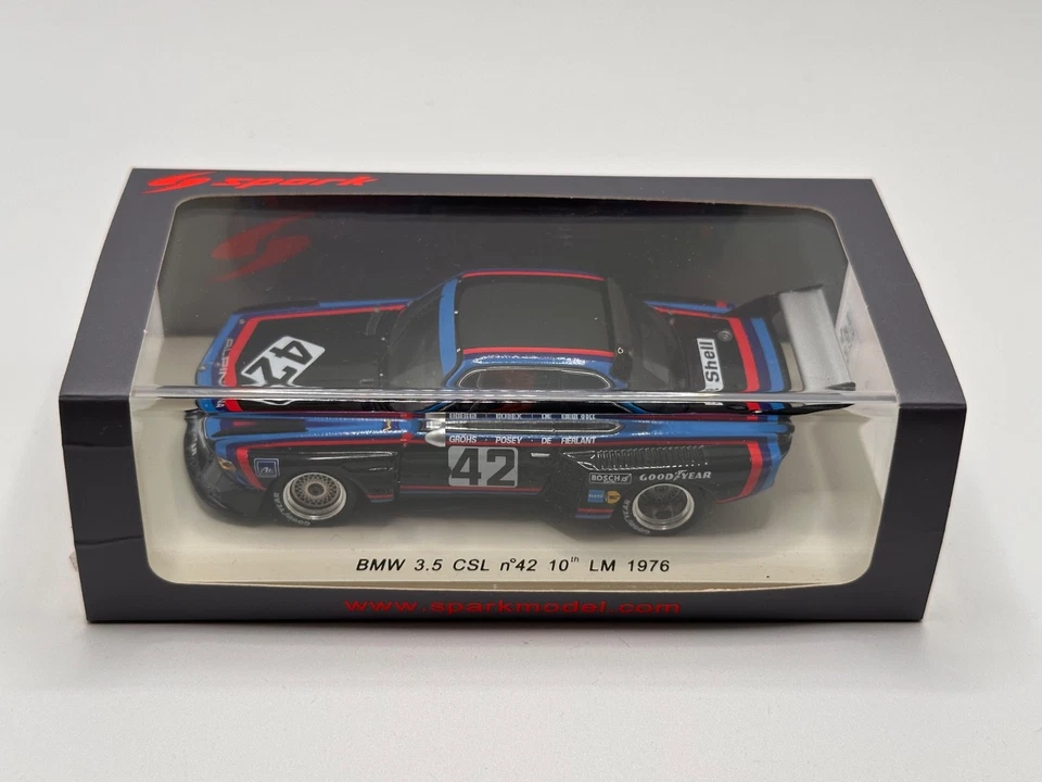 Spark 1/43 BMW 3.5 CSL S1568 - LM 1976 #42 - RARE - Immagine 2 di 4