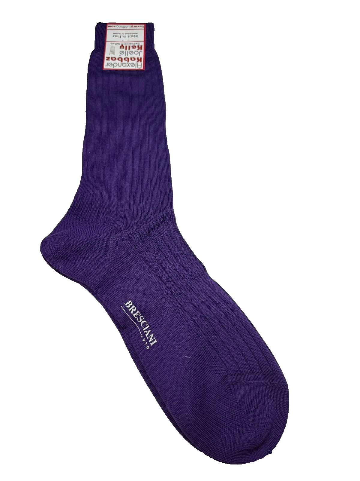 Bresciani 1970/ Alexander Joelle Italian Luxury 100% Lana Wool Mens Socks NWT