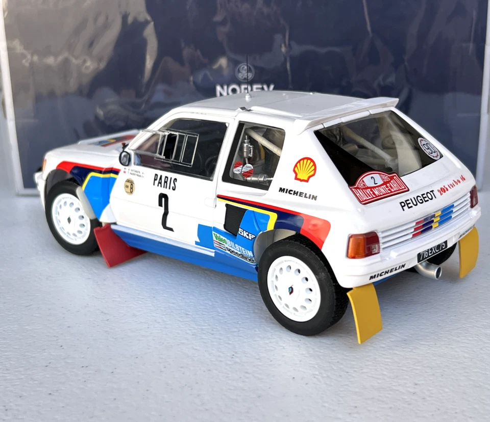 Peugeot 205 T16 Rally Monte Carlo1985 Norev 1:18 - Immagine 2 di 3