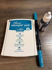 Stampin Up Classic Ink Refill, Marker  Pad  Island Indigo