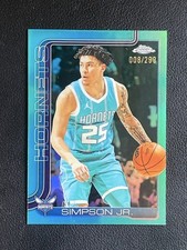 K.J. Simpson Jr. 2025-26 Topps Chrome Teal Refractor Base /299 #45