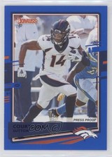 2020 Panini Donruss Press Proof Blue Courtland Sutton #92 0w8