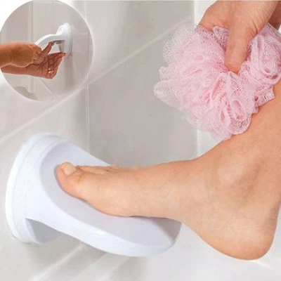 Ventouse Poignée Repose-pied Salle De Bain Douche Pied Marchepied Robuste - Photo 1/4