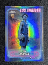 2024-25 Topps Chrome Cam Christie Rookie Frozenfractor -5/0 RC SSP