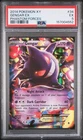 2014 POKEMON XY PHANTOM FORCES #34 GENGAR EX PSA 5