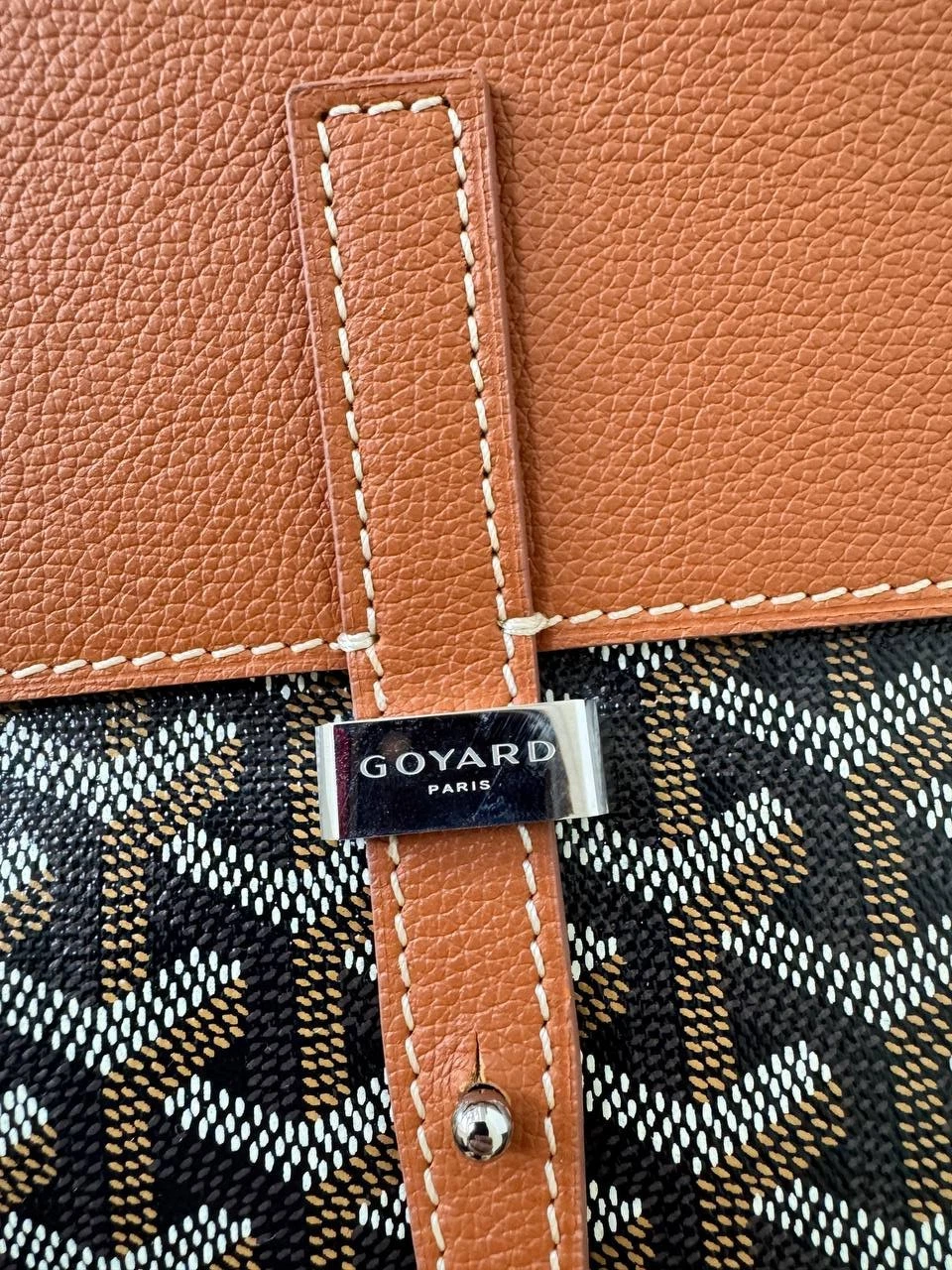 Goyard Coursier Borsa Messenger Marrone