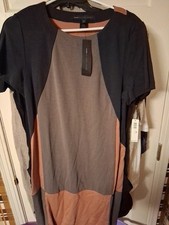 Marc By Marc Jacobs General Multi Navy Dress Large