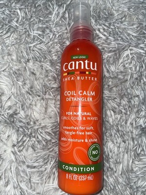 Cantu Coil Calm Detangler with Shea Butter for Natural Hair, 8 fl oz