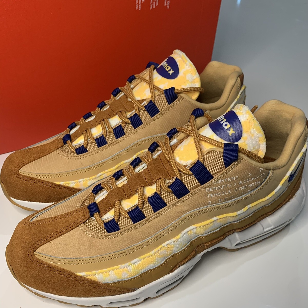 NEW Nike Air Max 95 SE Men's Size Twine/Sail -Tawny CU1560 700