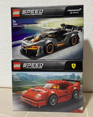 Lego Speed Champions 75892  McLaren Senna und 75890 Ferrari F40 Neu OVP