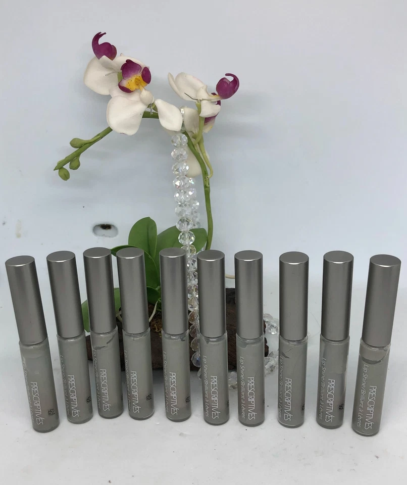 10x Prescriptives Lip Shine Lip Gloss - TB/R 11 Toe Shoes (Silver Grey) - New - Image 3 of 4
