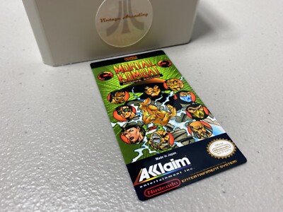 Mortal Kombat Arcade Edition (NES) Replacement Label