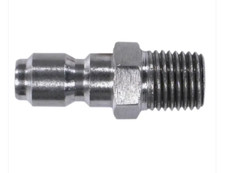 3/8"" M x 3/8" Quick Connect Plug Stainless Steel 85.300.105