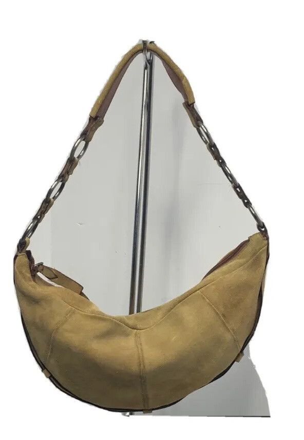 Borsa vintage Yves Saint Laurent Mombasa in pelle di vitello scamosciata