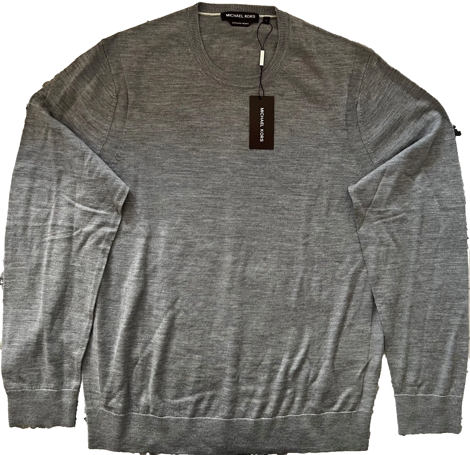 MICHAEL KORS - Men's Grey 100% Wool Crew Neck LS Luxury Jumper Sweater L BNWT
Opens in a new window