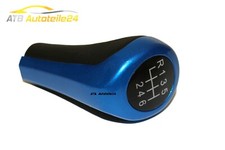 Schaltknauf Schaltknopf Schalthebel passt für BMW 3er 5er 6er X3 X5 BLAU 6-Gang