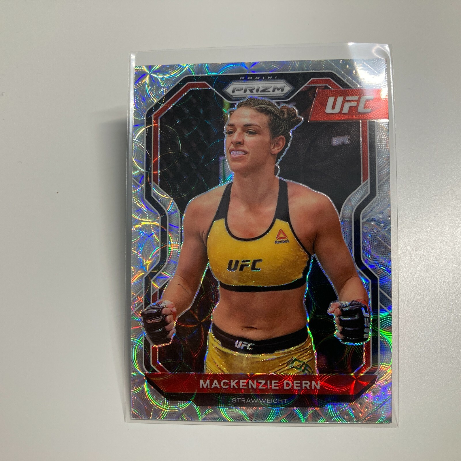 Mackenzie Dern 2021 Panini Prizm UFC Premium Box Set Scope Prizm Card 60/99 #76
