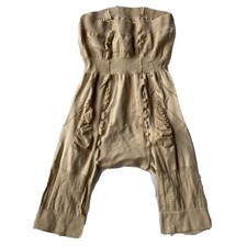 Tummy  Thigh Control Shapewear XXL Plus Size Womens Tan Stretch Under Garment