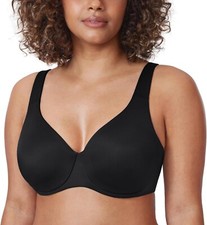 Women's Plus Size Bras Minimizer Underwire Seamless Unlined Cup