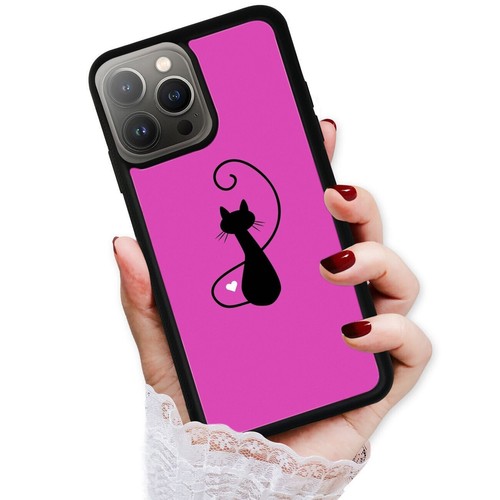 Deluxe Case For iPhone SE4 16E 12 13 14 15 16 Pro Max Design Outline Cat Pattern - 第 23/25 張圖片