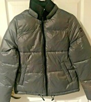 NEW Women's Authentic UGG Australia Izzie Puffer Jacket Nylon Gray Size M