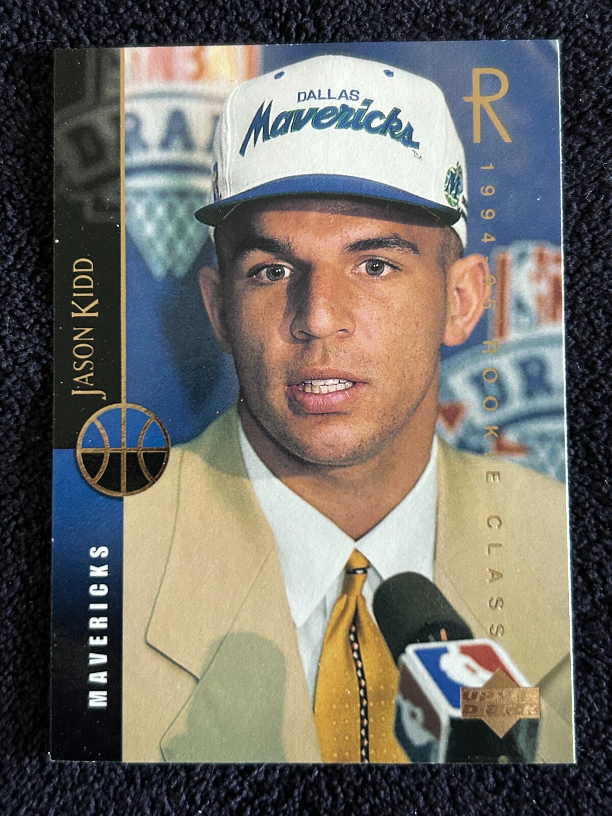 1994 Jason Kidd Upper Deck Rookie Basketball Card #160 Dallas Mavericks