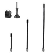 1/4" Screw Thread Carbon Fiber Extension Rod Arm with Adapter for GoPro Insta360