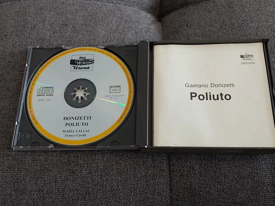 Donizetti Poliuto Maria Callas Franco Corelli 2 CD VGC - Image 4 of 4
