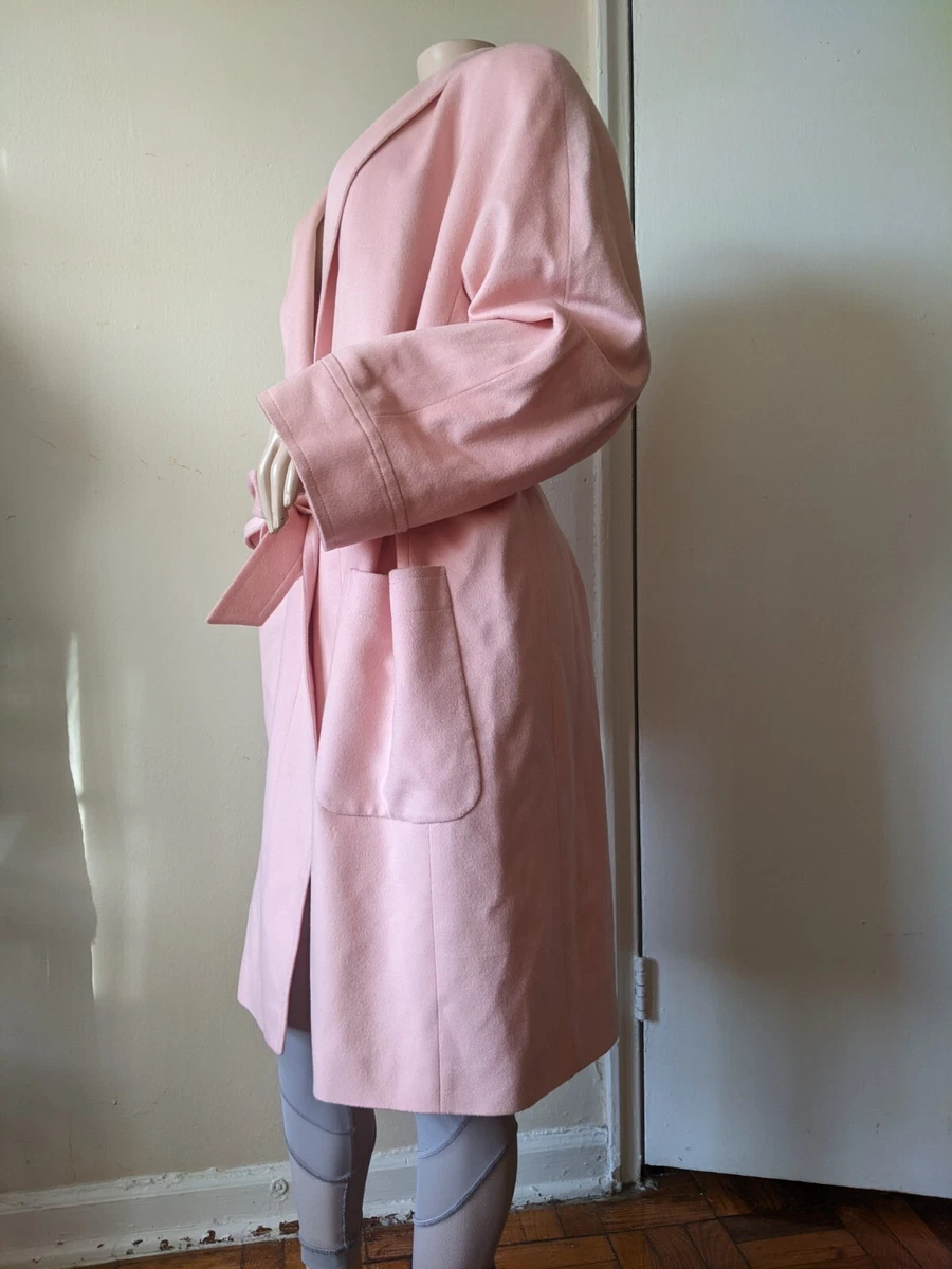 Louis Feraud Lambs Wool coat, Color Light pink US 10 UK 14 F 42