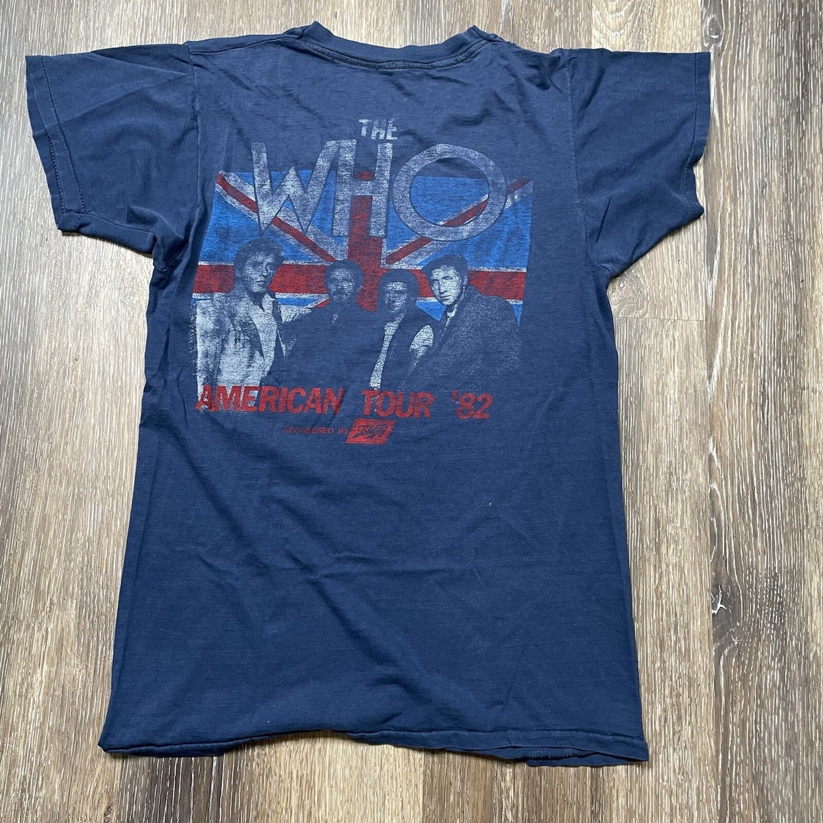 Vintage The Who Shirt American Tour 82 T-Shirt Size Large Vintage The Who Shirt American Tour 82 T-Shirt Size Large