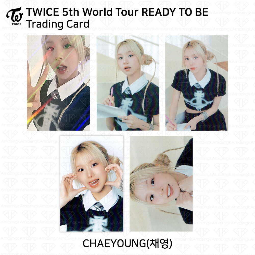 TWICE 5th World Tour Ready To Be Official Trading Card TWICE 5th World Tour Ready To Be Official Trading Card
