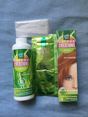 Henna Plus Colour Creations Coloration Haarfarbe bronze inkl. Activator Kit