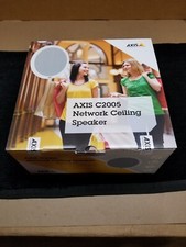 Axis C2005 Network Ceiling Speaker White 0834-001 - NEW - Factory Sealed