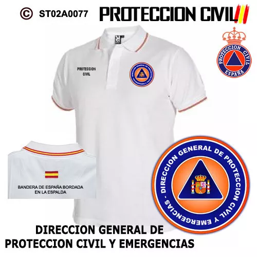 POLOS DIRECCION GENERAL DE PROTECCION CIVIL Y EMERGENCIAS M2 - Imagen 1 de 1