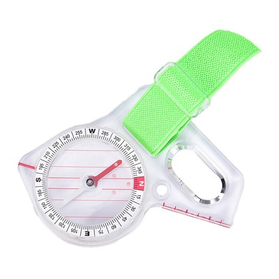 1PC Portable Compass Map Scale Compass Outdoor Professional Thumb CompasRSYH