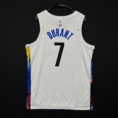 Nike x Basquiat NBA Nets Kevin Durant #7 Men's Basketball Jersey