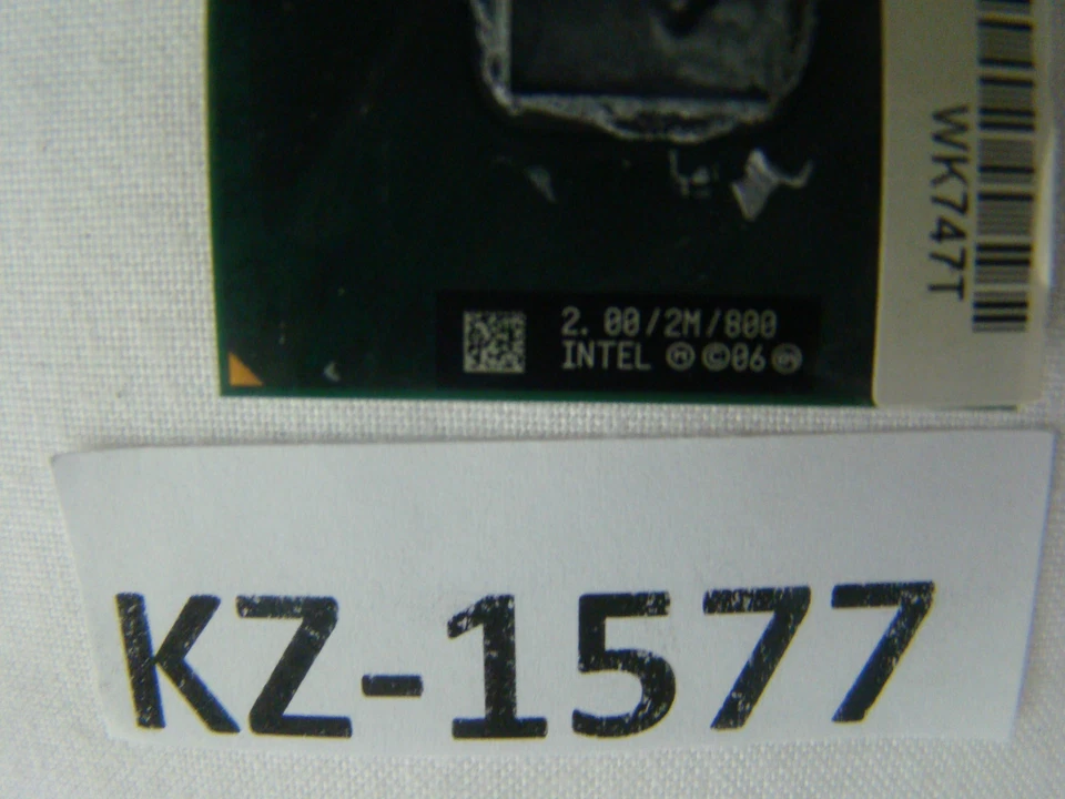 Intel Core 2 Duo Mobile T7250 2000 MHZ Processor, 800 MHZ FSB SLA49 #KZ-1577 - Image 2 of 4