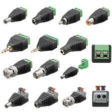 1 / 5 x Terminal Block BNC DC Cinch Klinke > ...