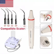 Dental Portable Ultrasonic Piezo Scaler Handpiece Tips Bottles Fit EMS SK-E1 YZA