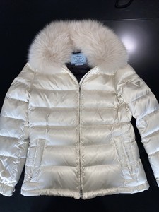 wrap collar puffer coat