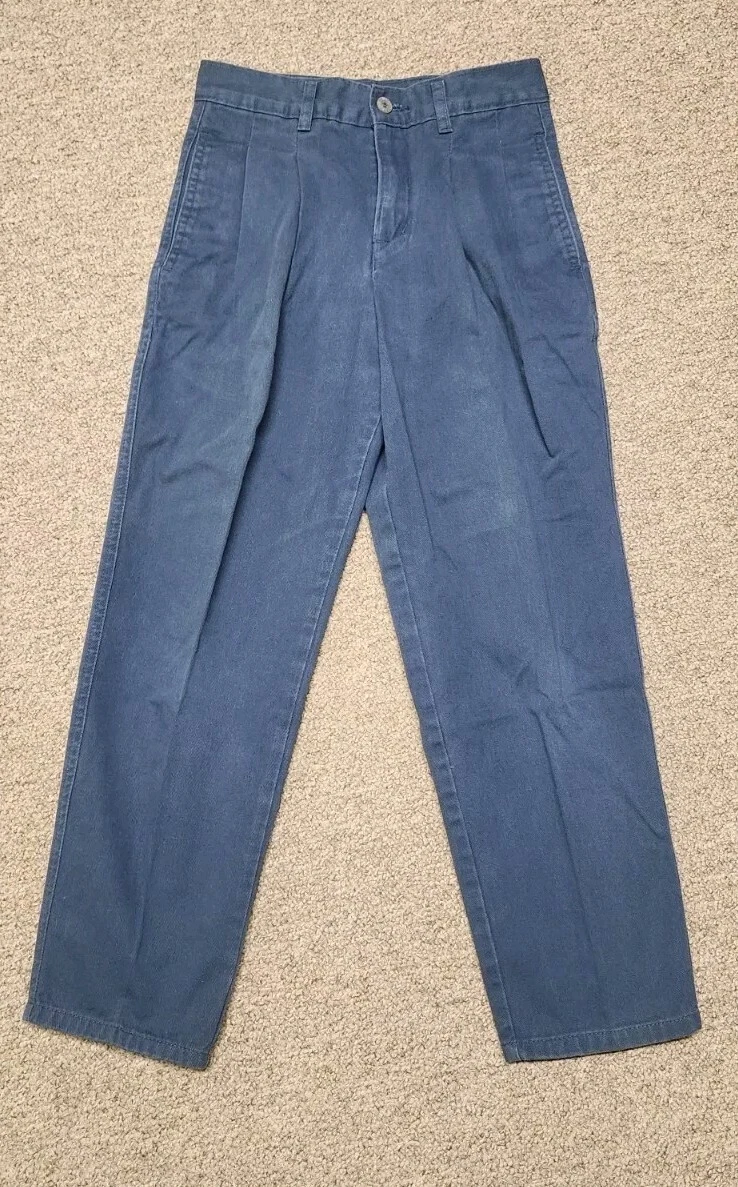 Pantalon Garçon Dockers Classic Fit 100% Coton - Bleu Taille 8 (neuf)