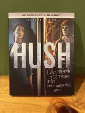 HUSH 2016 SCREAM FACTORY BLU RAY SLIP COVER ONLY-Mint Condition Sleeve Flanagan
