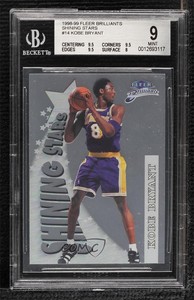 その他 Fleer Brilliants Shining Stars Kobe 1998 FLEER BRILLIANTS SHINING STARS #14 KOBE BRYANT PSA 9 | eBay